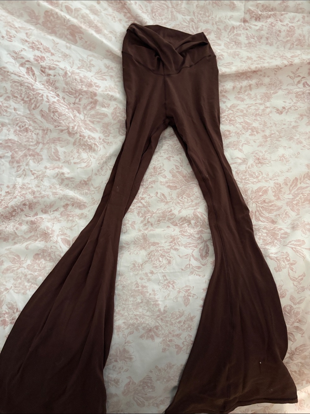 AERIE High-Waist Chocolate Brown bootcut Leggings